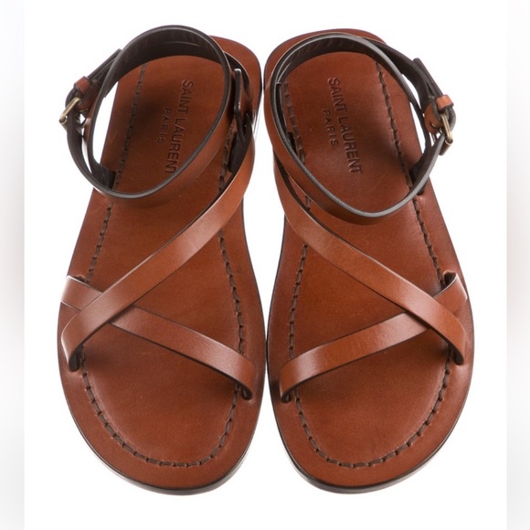 Authentic Saint Laurent Sandals. New. Come with box and two dust bags. - Picture 1 of 13